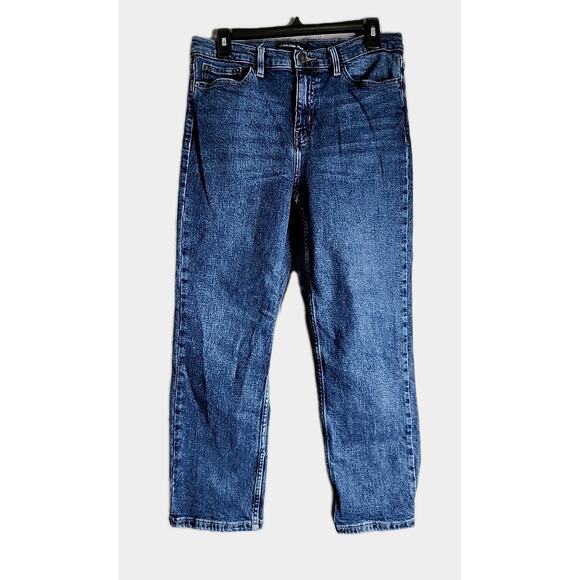 Calvin Klein Denim Jeans Women's Size 10 Medium Blue Straight Leg - Picture 1 of 12